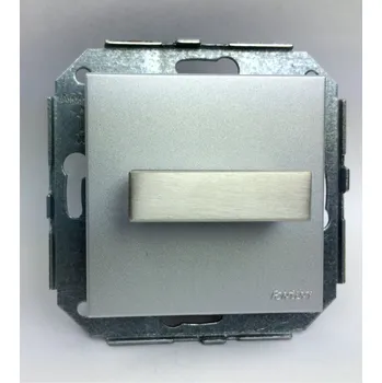 vypínač FONTINI by Font Barcelona Vypínač F-37 metalický plast/otočná klička nerez ocel Řazení: Vypínač č.5 - lustrový vypínač, ovládá dva okruhy z jednoho místa 37 300 51 9