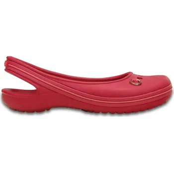 Dámské baleríny Crocs Genna II Gem Flat Raspberry/Coral J4