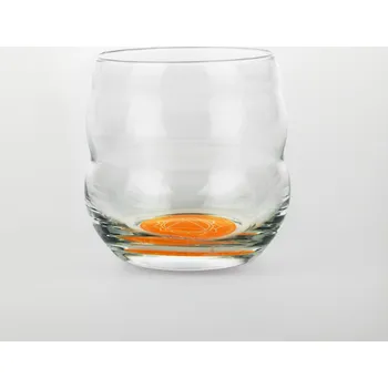 Sklenice Čakrová sklenice s afirmací Mythos Odvaha (Čakrová sklenice s afirmací Odvaha)