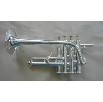 Trubka M.Jiracek model 151S – Bb/A pikolová trubka, postříbřená, 11.5mm menzura, 100mm zvon, 4 ventily, prémiové strojivo, s pouzdrem - mistrovský nástroj vyrobený v České republice, 3 roky záruka