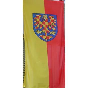 Vlajka Moravská vlajka svislá 150x300 cm, tunýlek