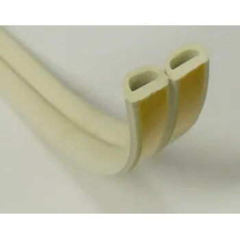 Těsnění do okna a dveří Gumové samolepicí těsnění oken a dveří profil D bílé (metráž 881730)