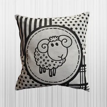 Povlak na dekorativní polštářek Povlak na polštářek Ovečka 40x40