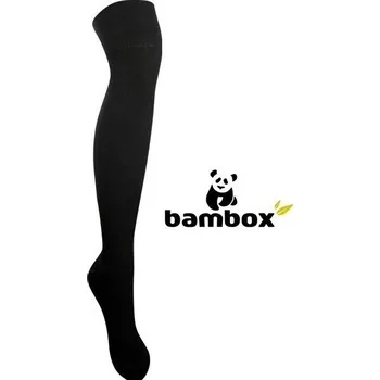 Dámské ponožky BX-OVER bambusové nadkolenky BAMBOX 35-38 černá