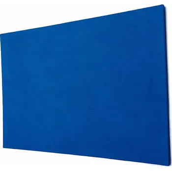 Kancelářský nábytek Textilní nástěnka bez rámu 90 x 60 cm (modrá)