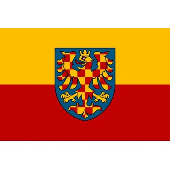Vlajka Moravská vlajka 150x100 cm, karabinky (polyester 120 g/m2)