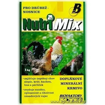 Krmivo pro hospodářské zvíře AGRI Slatinice Biofactory NUTRI MIX pro drůbež a nosnice 1 kg