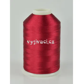 Nit vyšívací nitě červená ROYAL C706 návin 5000 metrů viskóza návin: 1 kón návin 5000m