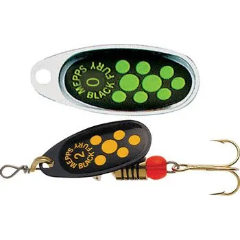 Umělá nástraha Třpytka MEPPS Black Fury 4 stříbrná/fluo (Comet BF4 stříb/fluo)