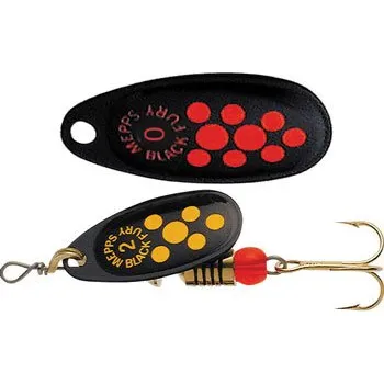 Umělá nástraha Třpytka MEPPS Black Fury 1 černá/oranžová (Comet BF1 černá/oran)