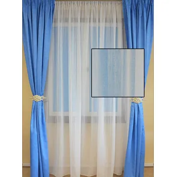 Záclona Etamína obšití okrajů 280