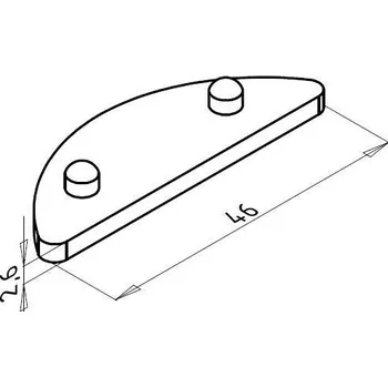 Zábradlí Těsnění do kruhového držáku na sklo Tloušťka skla: 12,76 mm
