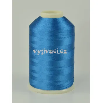 Nit vyšívací nitě modrá ROYAL C114 návin 5000 metrů viskóza návin: 1 kón návin 5000m