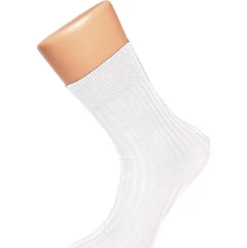 Pánské ponožky 100% bambusové zdravotní ponožky BAMBOX 41-42 bílá