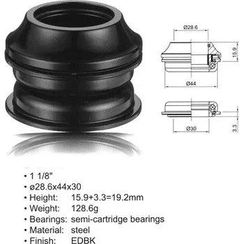 Hlavové složení AUTHOR ACO-HS20 Internal Barva: černá Hlavové složení