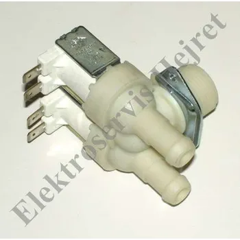 Napouštěcí elektroventil 2cestný rohový vývod 15mm 230V