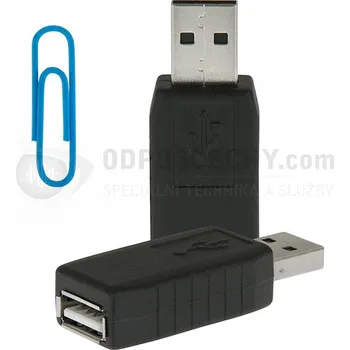 Klávesnice Odposlech klávesnice Keylog USB TIME s podporou českých znaků a časovým razítkem