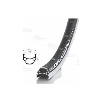 Ráfek na kolo REMERX 29"- 28" RMX 4519 Dragon 622x19 Barva: černá, Počet děr: 36 Ráfek