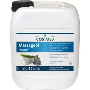 cosiMed Masážní olej Neutral, 10 l