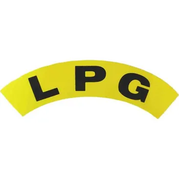 samolepka Samolepka LPG oblouk