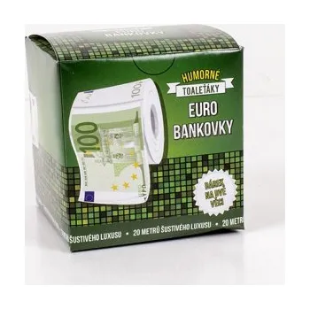Albi toaletní papír s potiskem Eur Žertovný předmět Albi toaletní papír s potiskem Eur