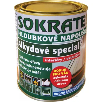 Lak na dřevo SOKRATES napouštědlo SPECIAL 2 kg