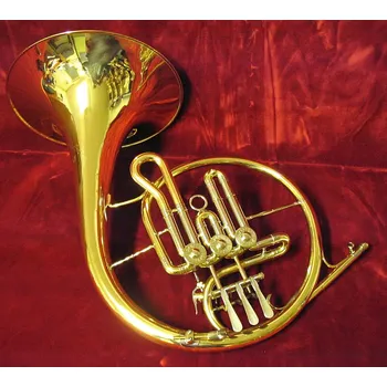 F alto jednoduchý lesní roh model 118 - mistrovský nástroj vyrobený v České republice, 3 roky záruka