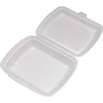 Jednorázové nádobí Menu box obědový, 1 sekce / 100ks