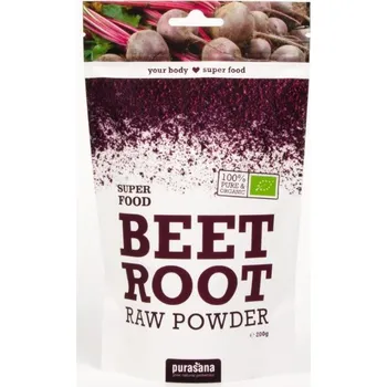 Přírodní produkt Purasana Beetroot Powder BIO 200g (červená řepa)
