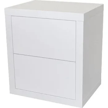 Noční stolek Ahorn noční stolek dvojzásuvka Barva lamina: Dub bílý