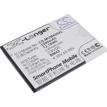 Baterie pro mobilní telefon Baterie Cameron Sino CS-MUM420XL pro Xiaomi Note - neoriginální
