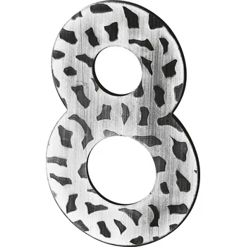 Domovní cedule Domovní číslo ACT "8" kované železo (POZOR! Doprodej - zboží na dotaz.)