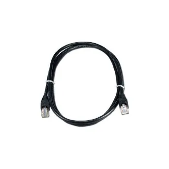 Síťový kabel Patch kabel UTP cat 5e 1m - černý