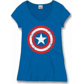 Dámské tričko Dámské tričko Captain America (modrá)