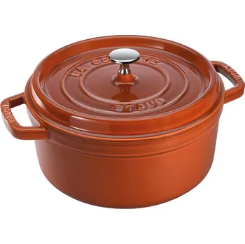 Hrnec Litinový hrnec s poklicí Staub, 26 cm/5,2L, skořicová