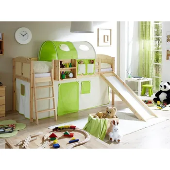 Dětská postel Dětská zvýšená postel s klouzačkou EKKI