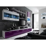 Cama Meble Logo II fialová/bílá