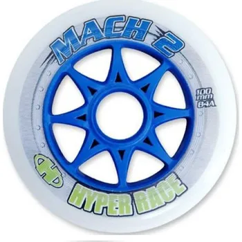 Kolečko k in-line bruslím Hyper - Mach2 sada koleček (8ks), 100mm (HYper Race Mach2, sada 8ks, 110mm/84A)