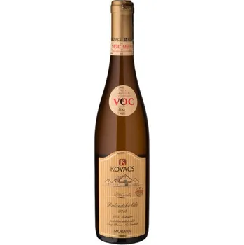 Víno Vinařství Kovacs Rulandské bílé Tradiční řada 2013 VOC Mikulov 0,75 l polosladké bílé víno (23/13)