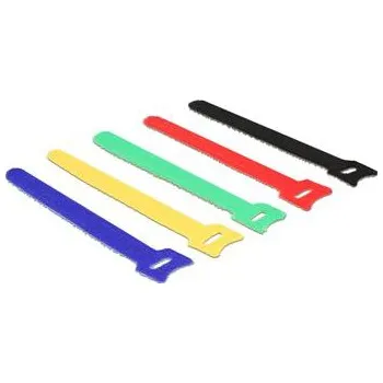 Stahovací páska Delock Vázací pásky na suchý zip barevné D 150 x Š 12 mm 10 ks