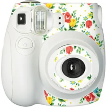 Analogový fotoaparát Fujifilm INSTAX mini 7s White Rose dekorativní nálepka na fotoaparát
