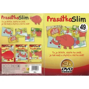 DVD film Prasátko Slim 3x DVD (kolekce 3x DVD)
