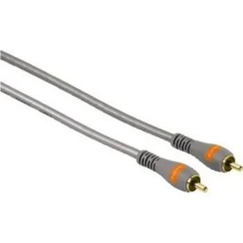 Audio kabel Hama Home Theatre cinch - cinch, 5m, dvojité stínění, pozlacené konektory