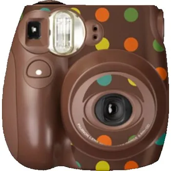 Analogový fotoaparát Fujifilm INSTAX mini 7s Choco Marble dekorativní nálepka na fotoaparát