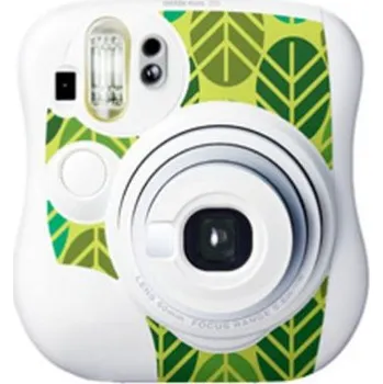 Analogový fotoaparát Fujifilm INSTAX mini 25 White Leaf dekorativní nálepka na fotoaparát
