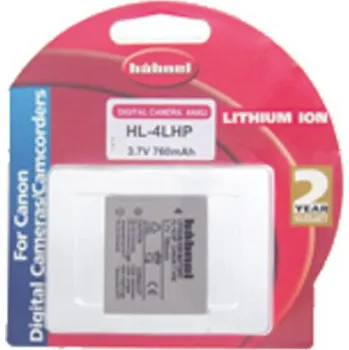 Hähnel HL-4LHP Li-Ion akumulátor, alternativa za Canon NB-4LH, 760mAh