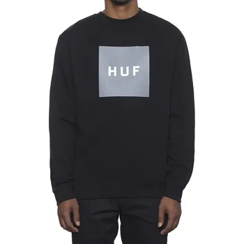 Pánská mikina huf Pánská mikina box logo crewneck black