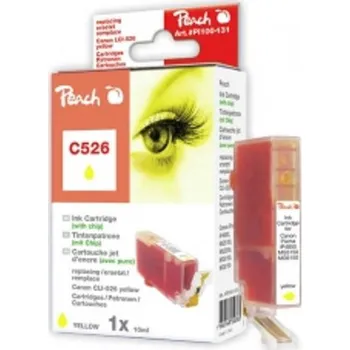 PEACH kompatibilní cartridge Canon CLI-526Y, Yellow, 10 ml
