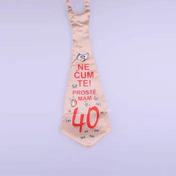 Kravata s potiskem - Nečumte 40