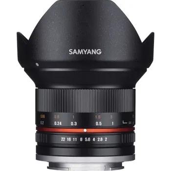Objektiv SAMYANG 12mm f/2.0 Canon M Black NCS CS